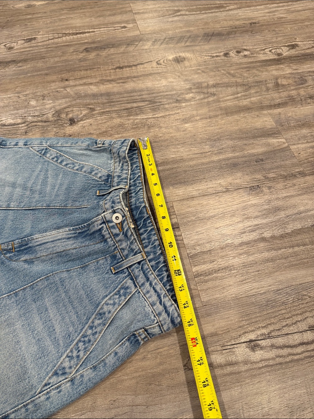 NSF NWT High Rise Utility Jeans Size 29 Wide Leg Denim NEW WITH TAGS - Picture 5 of 9